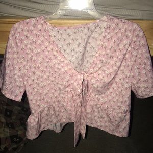 Romwe tie shirt. Worn once.